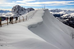 Seceda auf der Sonnenseite Grödens / Südtirol