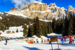 SELLARONDA - Blick zur Sellagruppe