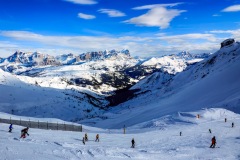 SELLARONDA - Blick zur Sellagruppe