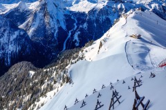 SELLARONDA - Blick zur Sellagruppe