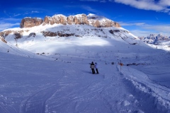 SELLARONDA - Blick zur Sellagruppe