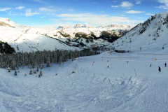 SELLARONDA - Blick zur Sellagruppe