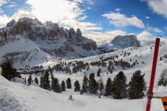 Alta Badia - SELLARONDA - Blick zur Sellagruppe