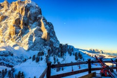 SELLARONDA - Blick zum Langkofel